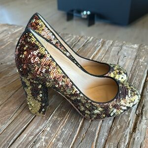 J. Crew Collection Pumps Sequins_size5.5